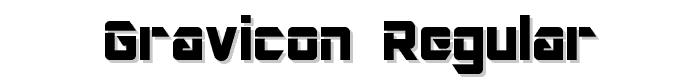 Gravicon Regular font